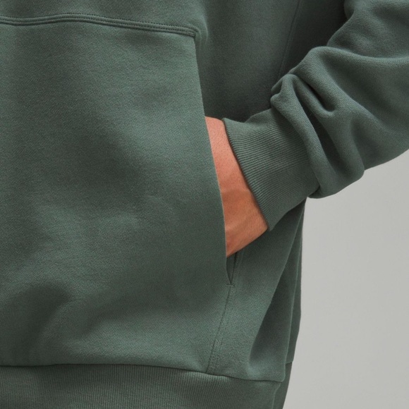 Sold out - Lululemon Steady State Men`s Hoodie Color Dark Forest Size M - NWT - Picture 5 of 6